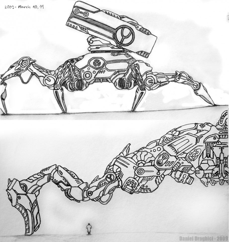 Drawing a Robotic Leg Tutorial by DXBigD on DeviantArt