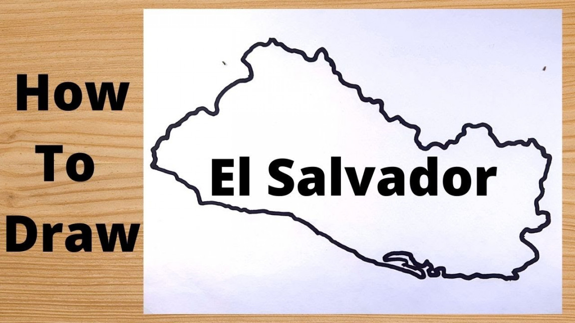 Drawing El Salvador Map - Hidden Trick