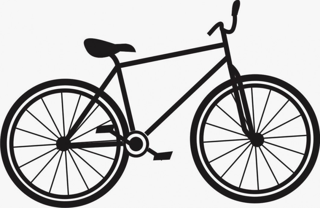 Drawing Simple Lines: A Shape of Bicycles  Bike drawing, Bicycle