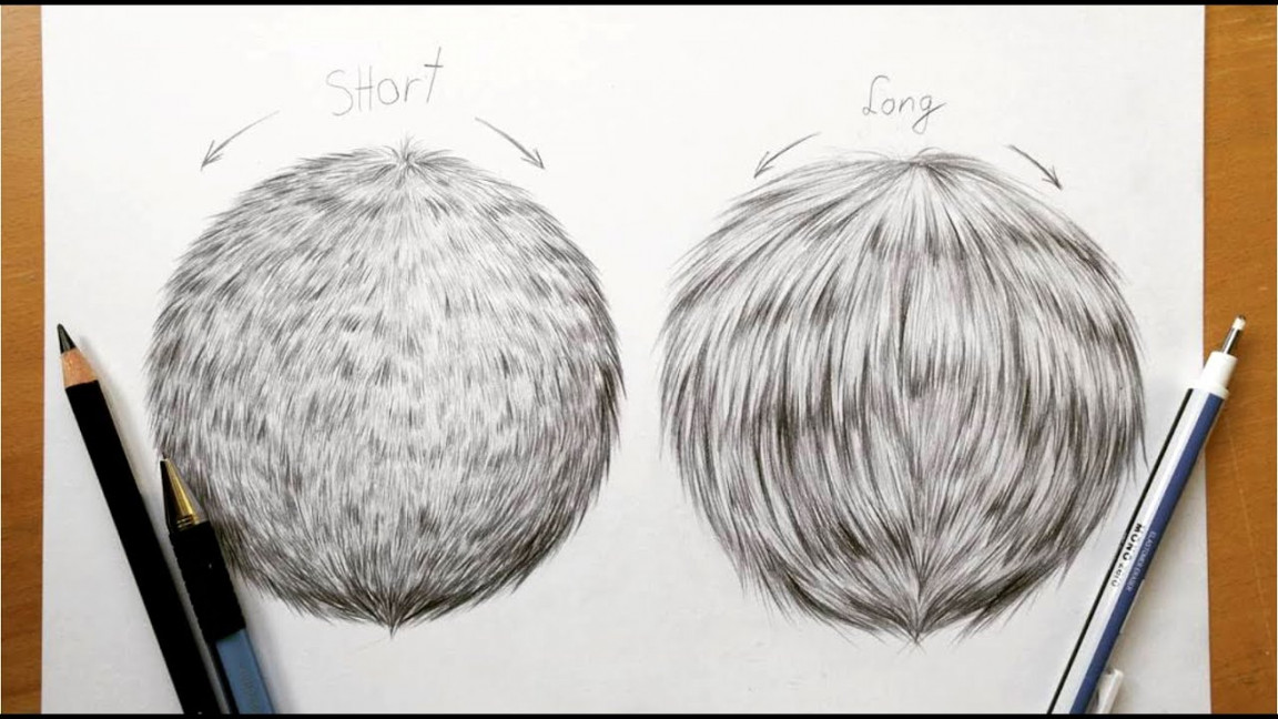 Drawing tutorial - How to draw realistic fur in graphiteLeontine van vliet