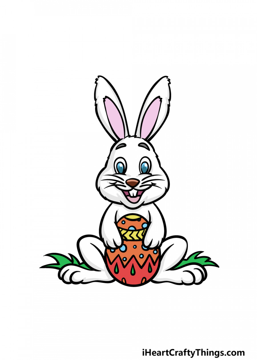 Easter Bunny Drawing - How To Draw The Easter Bunny Step By Step