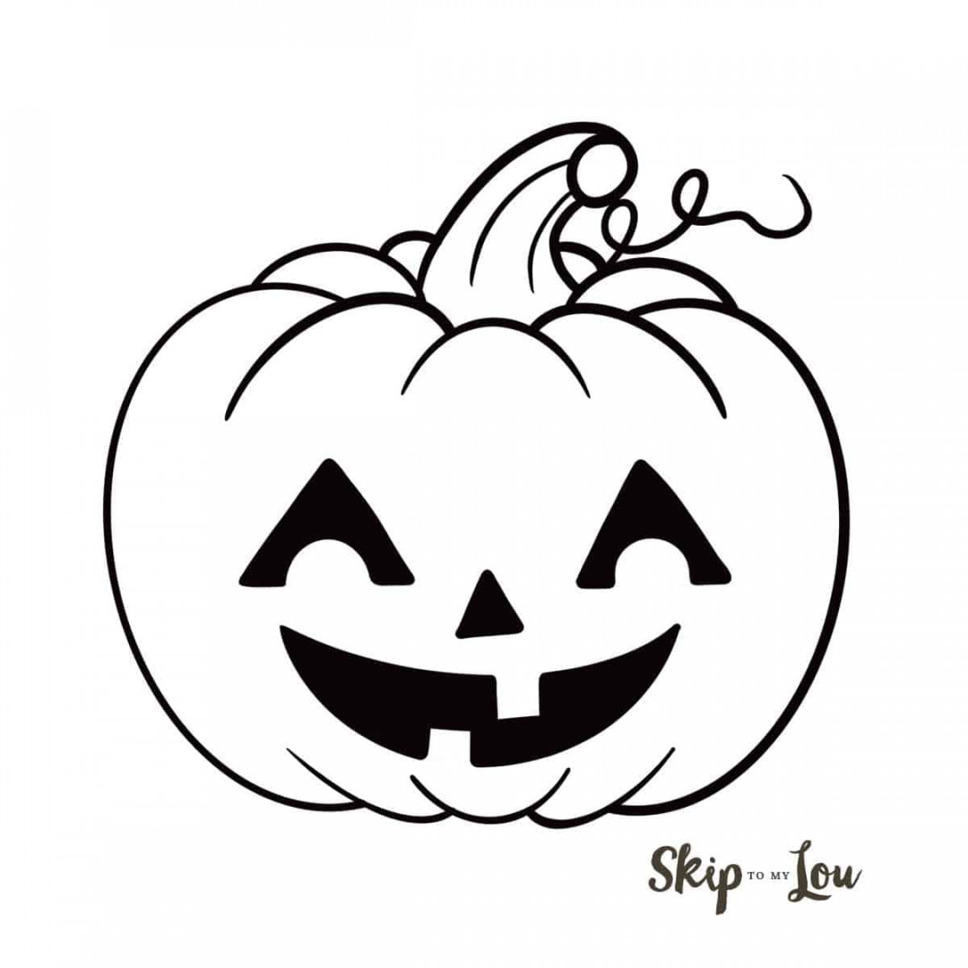 Easy Jack O Lantern Drawing Tutorial  Skip To My Lou