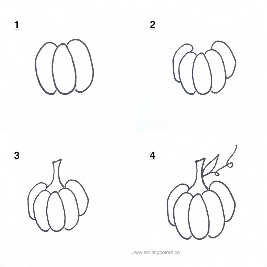 EASY Pumpkin Drawing ideas with Step-by-step Tutorials!