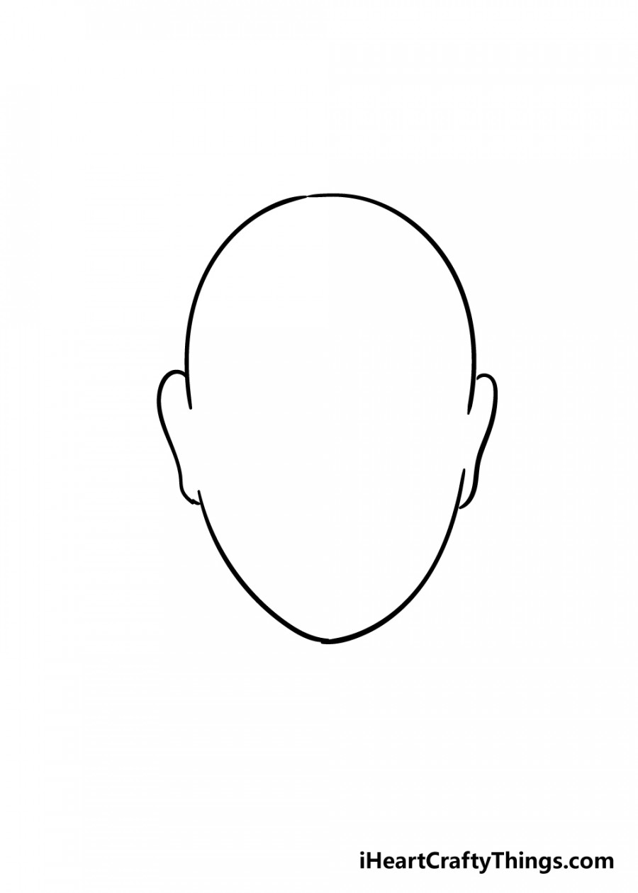 Face Shape Drawing - How To Draw A Face Shape Step By Step