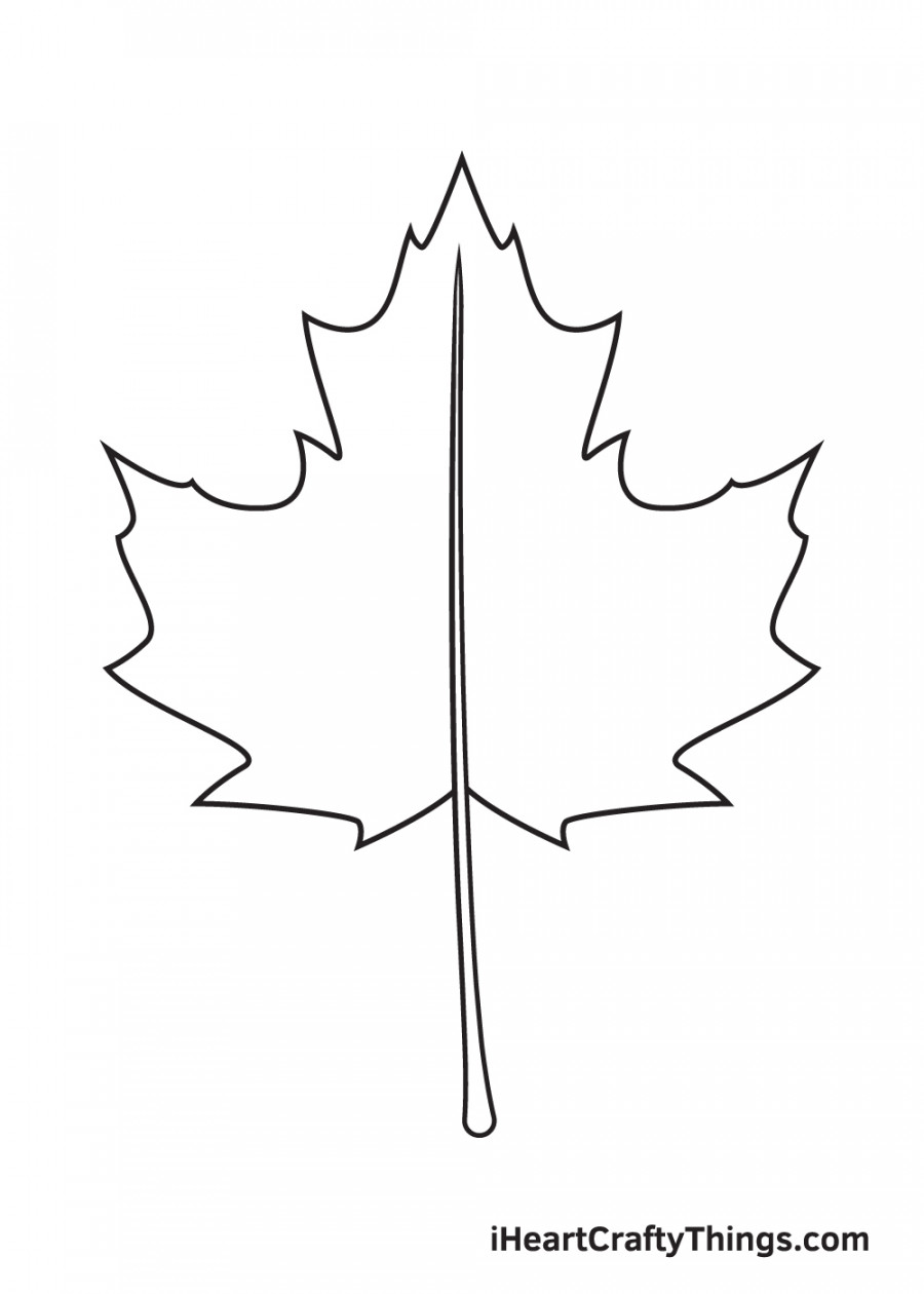 Fall Leaves Drawing - How To Draw Fall Leaves Step By Step