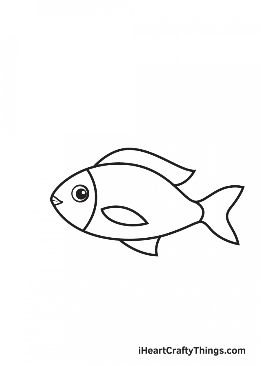 Fish Drawing - How To Draw A Fish Step By Step