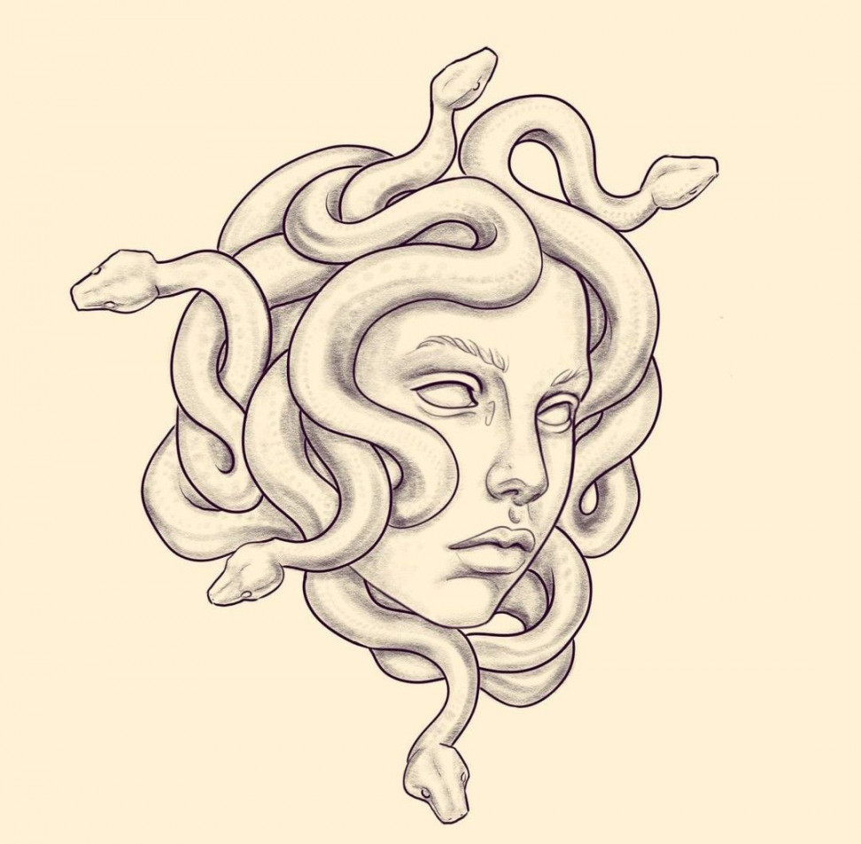 Flash Medusa  Medusa tattoo design, Medusa tattoo, Medusa drawing