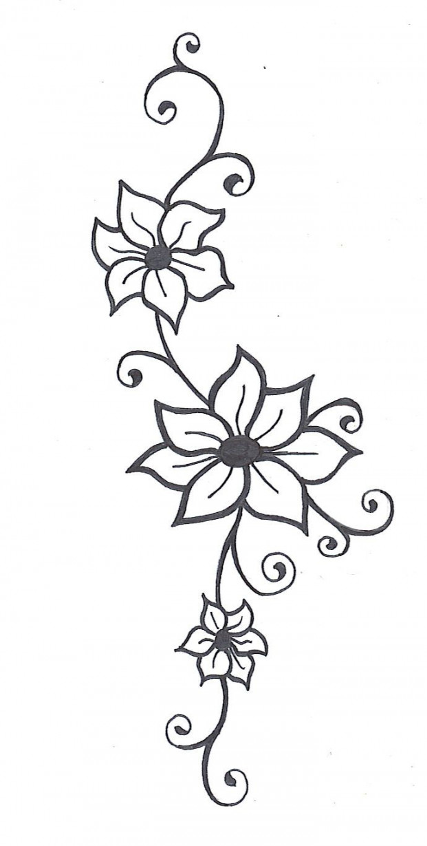 Flower Vine Drawings Images & Pictures - Becuo - ClipArt Best