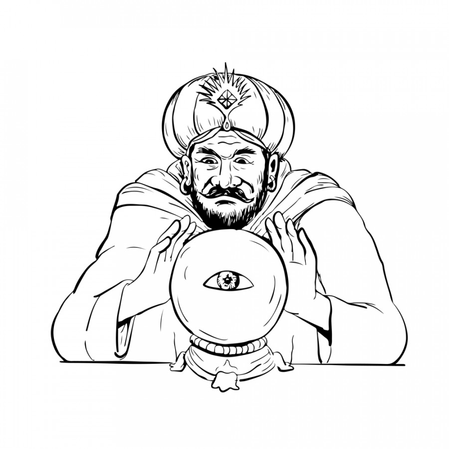 Fortune Teller Crystal Ball Drawing :: Behance