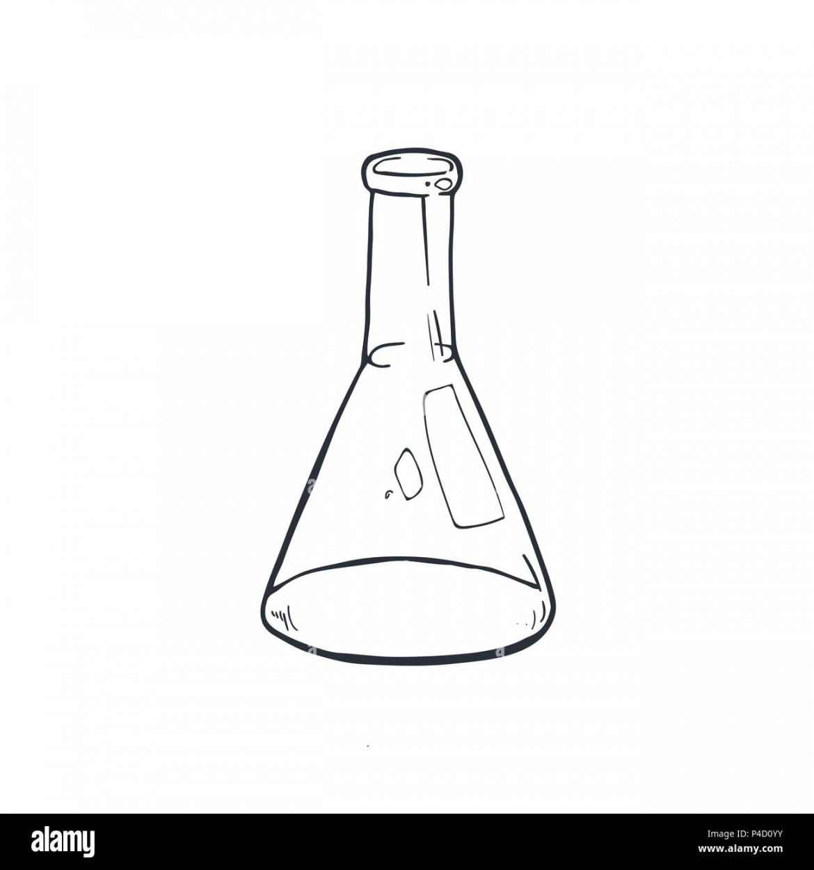 Glass beaker sketch Stock Vector Image & Art - Alamy