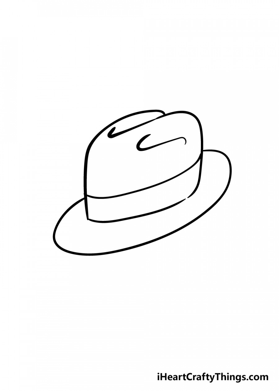 Hat Drawing - How To Draw A Hat Step By Step