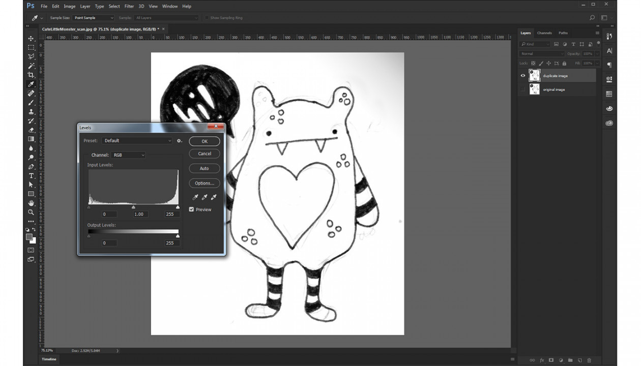 How to Digitize a Drawing in Photoshop - The US Spreadshirt Blog