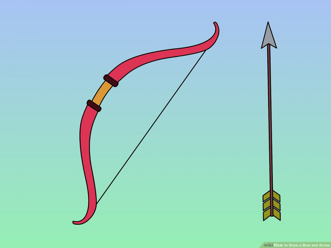 How to Draw a Bow and Arrow:  Steps (with Pictures) - wikiHow