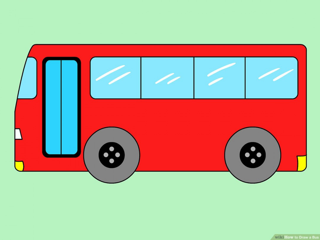 How to Draw a Bus:  Steps (with Pictures) - wikiHow