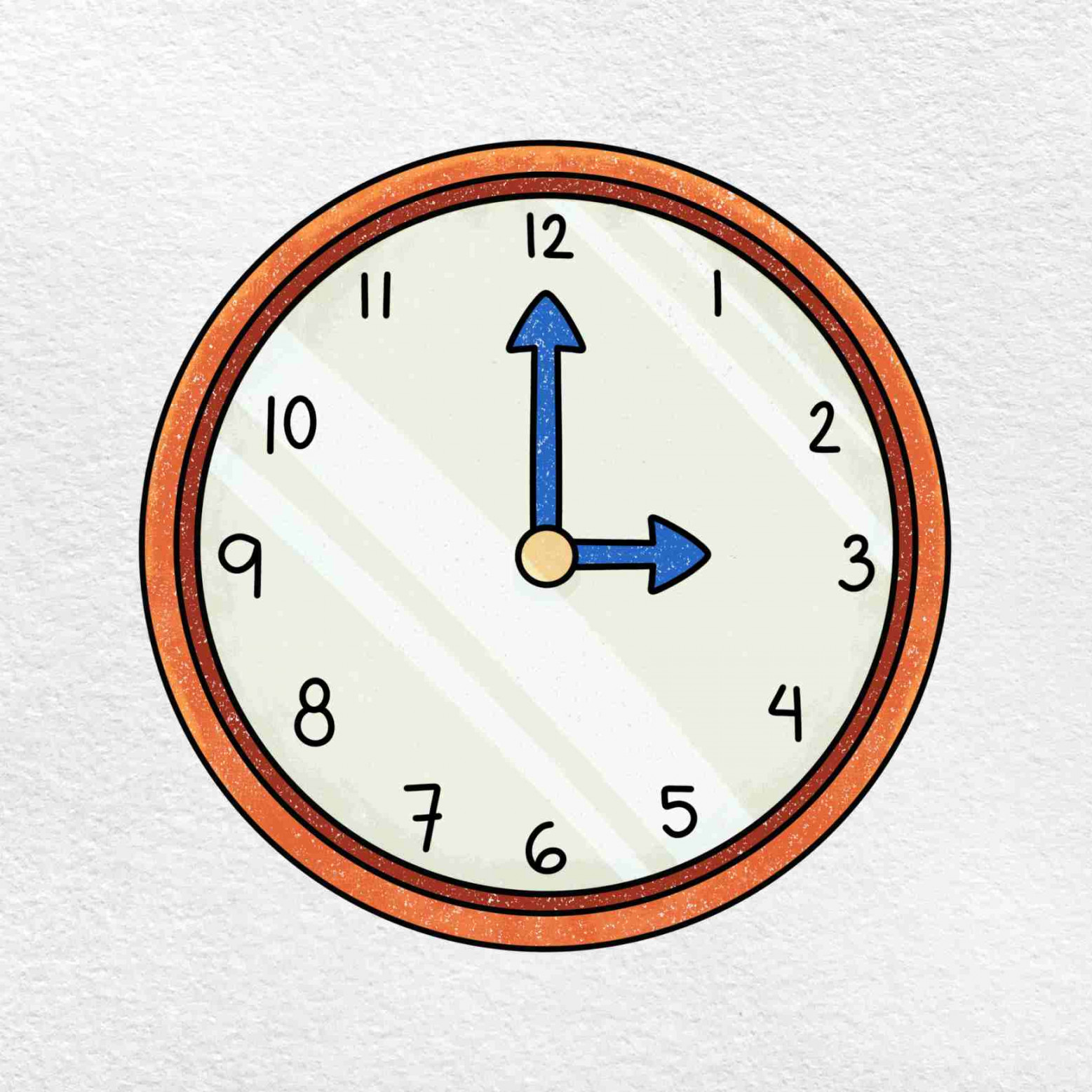 How to Draw a Clock - HelloArtsy