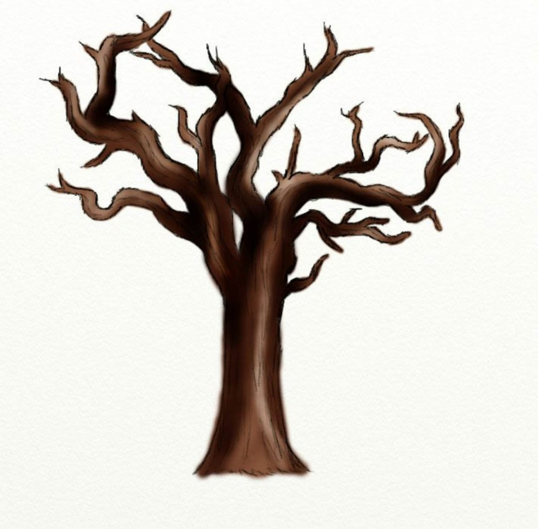 How to Draw a Dead Tree - FeltMagnet