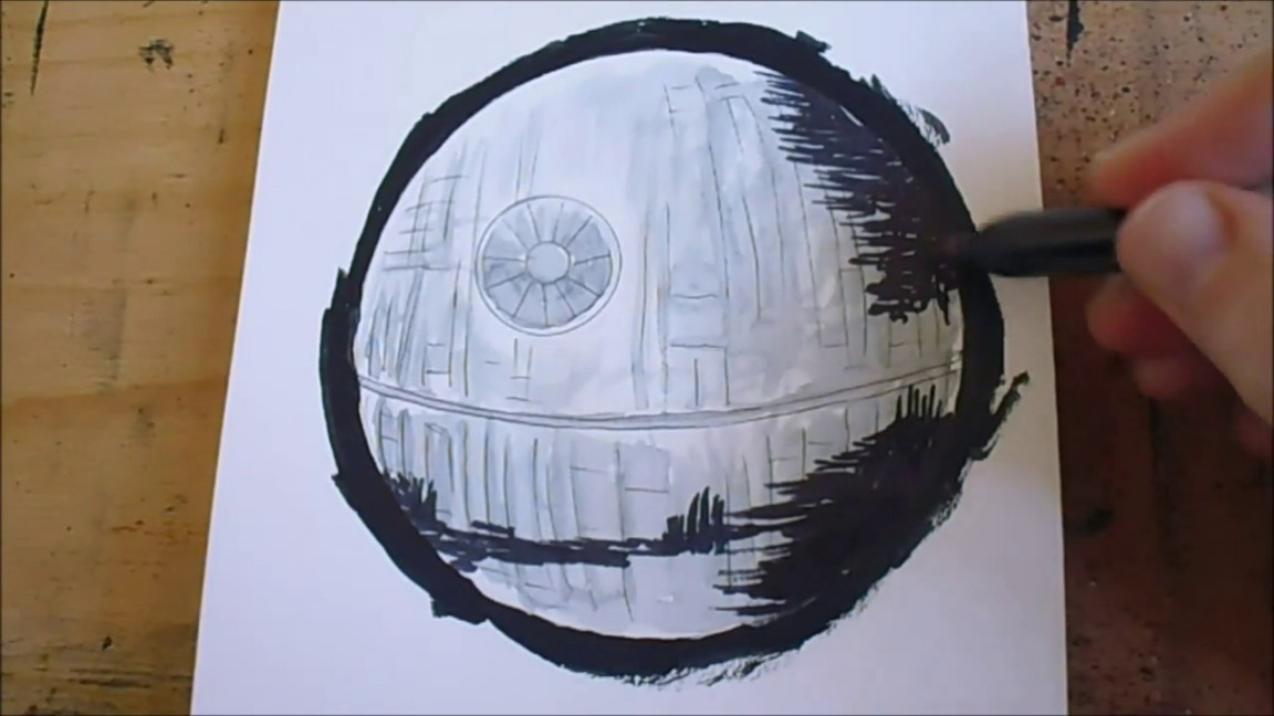 How To Draw A Death Star