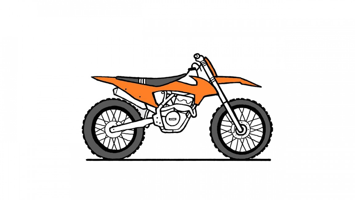 How to Draw a Dirt Bike