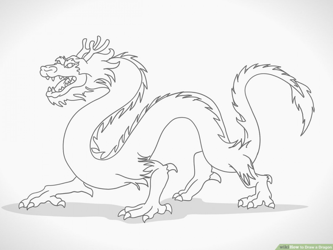 How to Draw a Dragon (with Pictures) - wikiHow