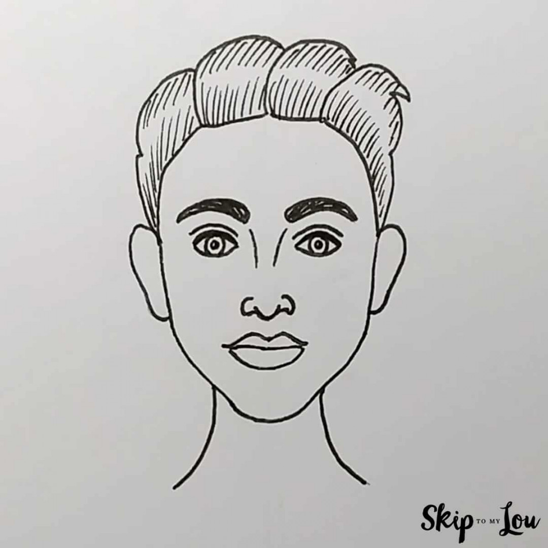 How to Draw a Face:  Step Simple Guide  Skip To My Lou