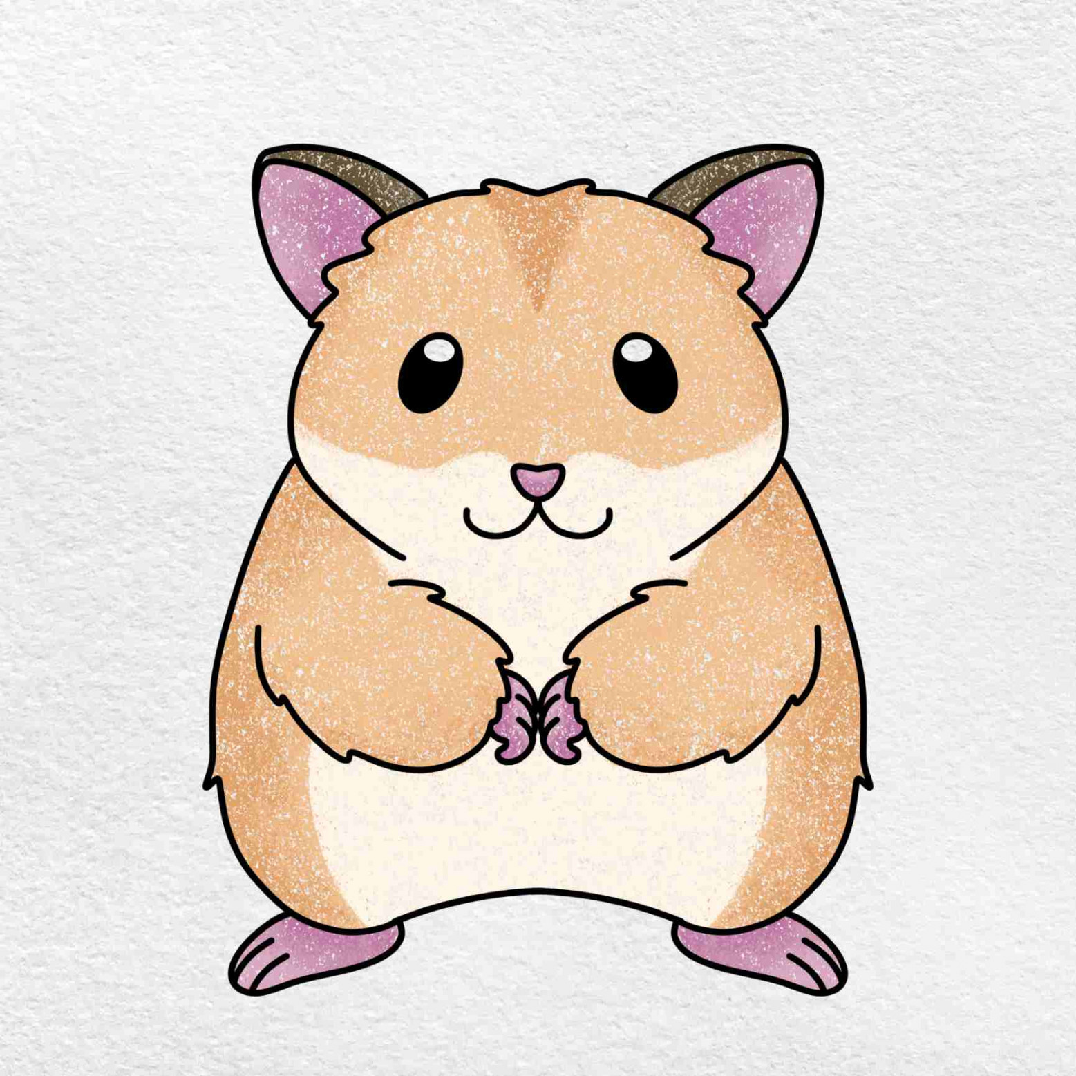 How to Draw a Hamster - HelloArtsy