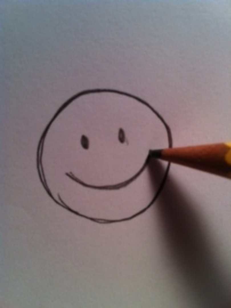 How to Draw a Happy Face - FeltMagnet