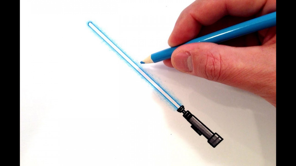 How to Draw a Lightsaber