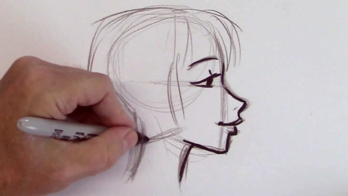 How to Draw a Modern Woman Character - An Introduction to Drawing People -  Narrated