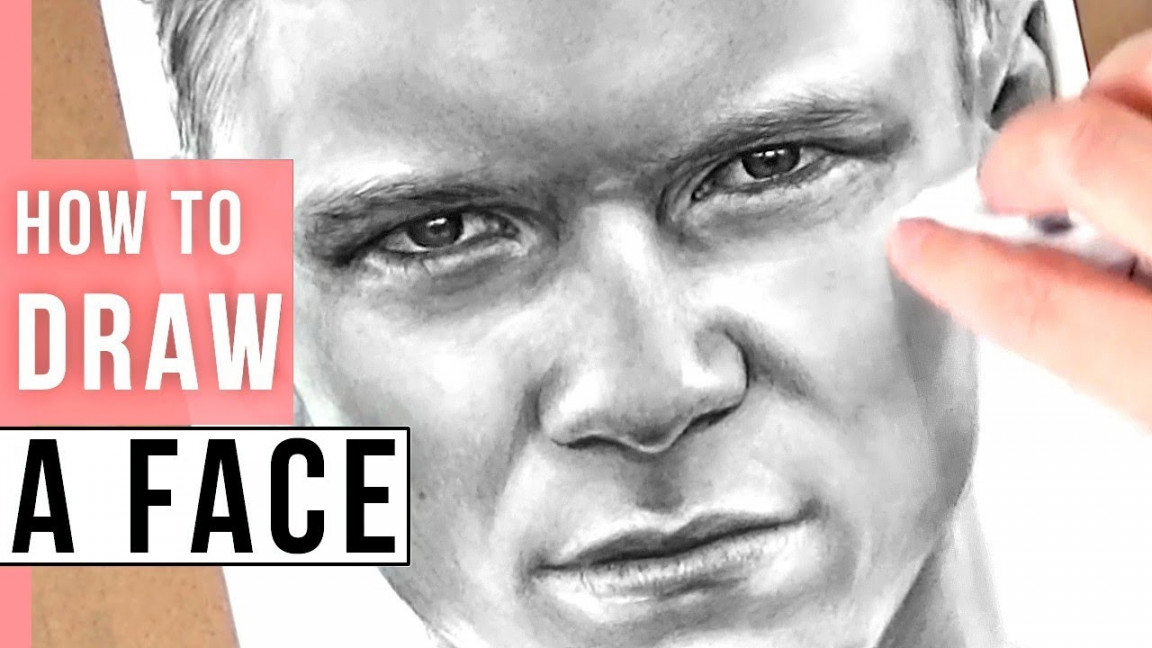 How to Draw a Realistic Face  Man Face Drawing Tutorial in Pencil