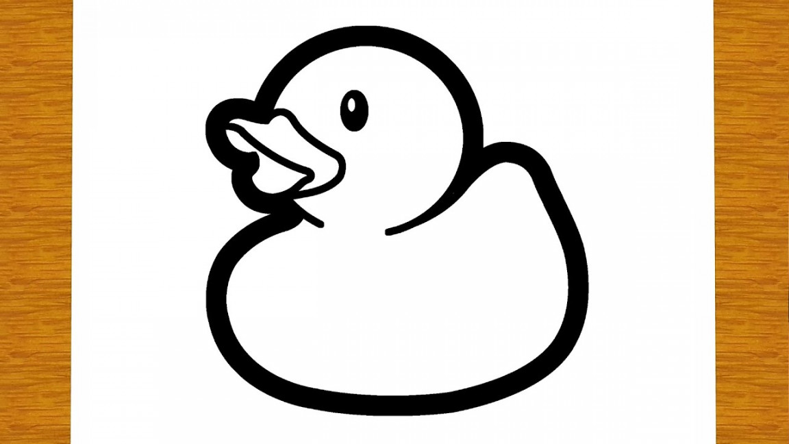 HOW TO DRAW A RUBBER DUCK