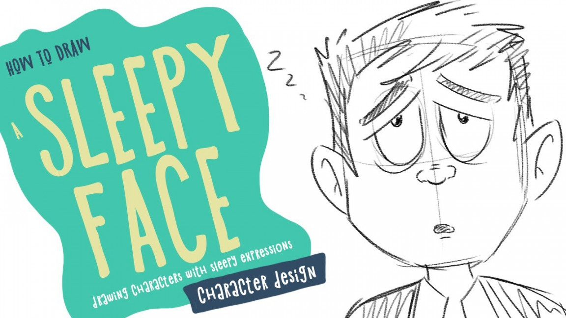 How To Draw A Sleepy Face