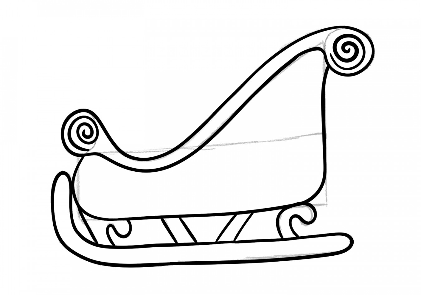 How to Draw a Sleigh  Design School