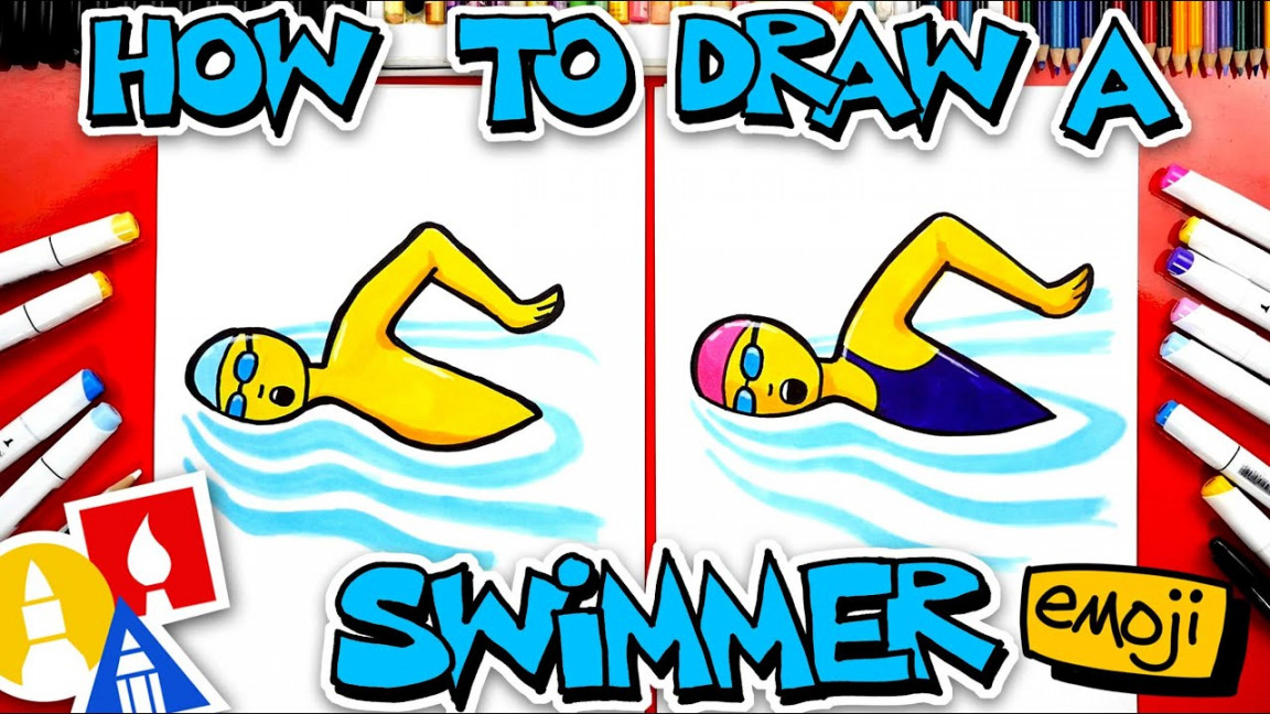 How To Draw A Swimmer Emoji