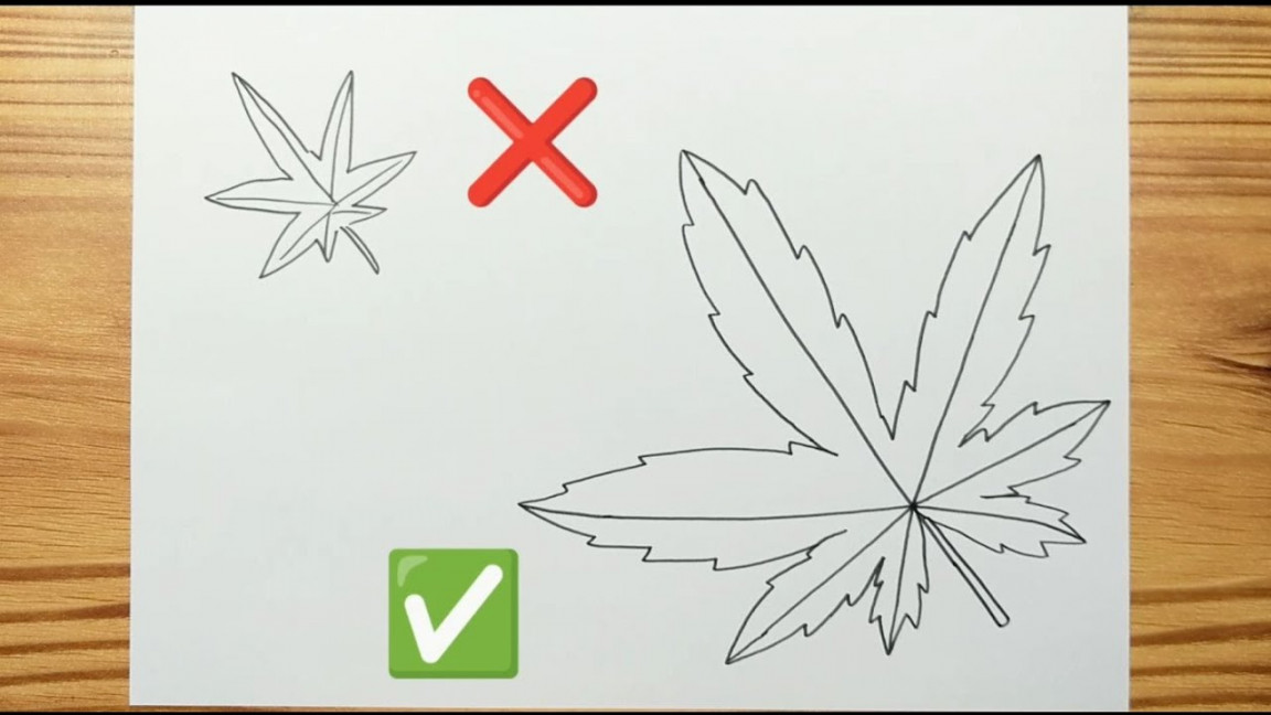 How to draw A WEED Easy