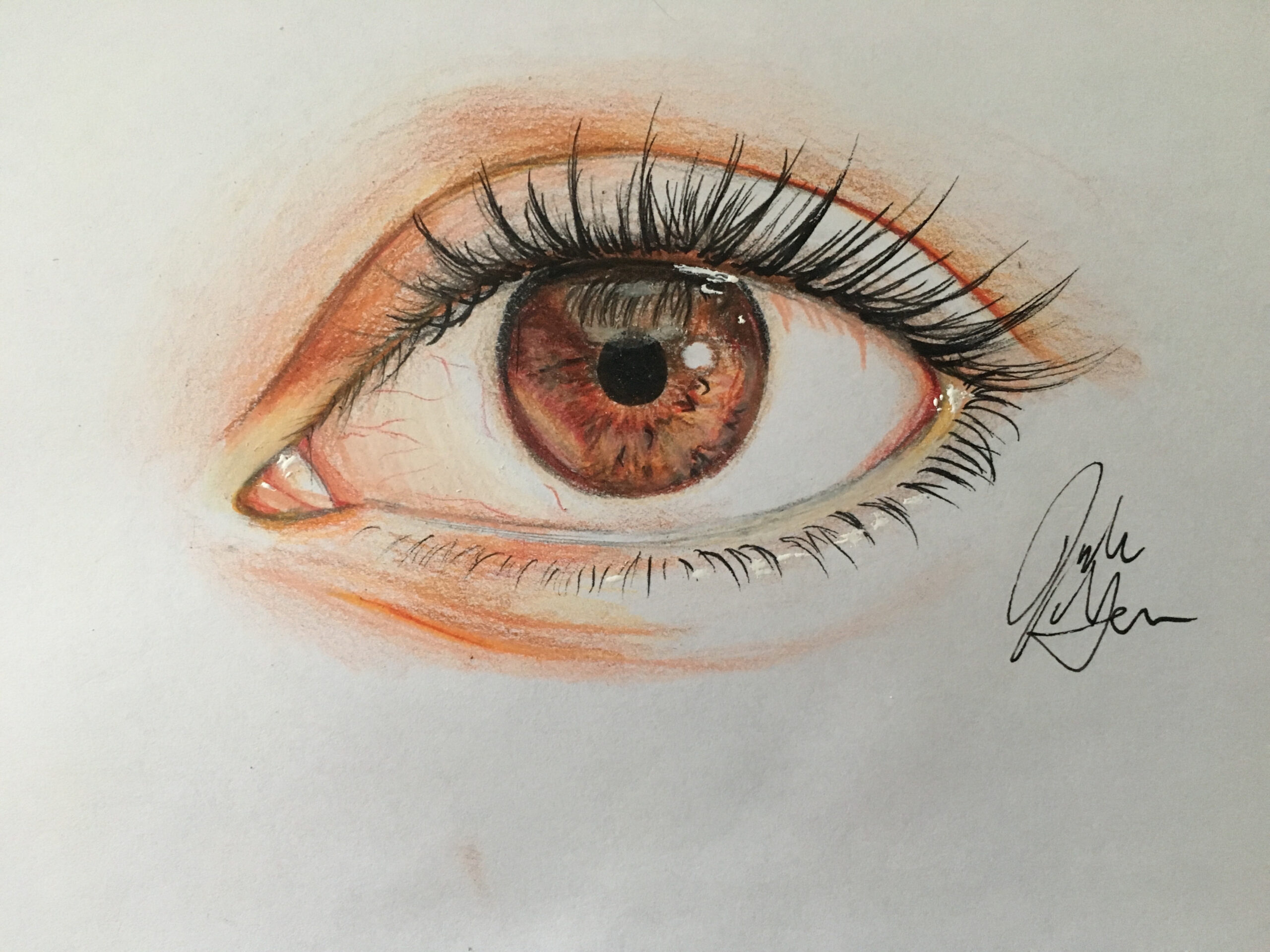 How to Draw an Eye in Colored Pencil (with Pictures) - wikiHow