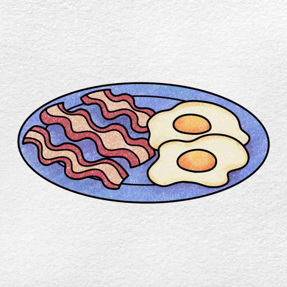 How to Draw Breakfast Foods - HelloArtsy