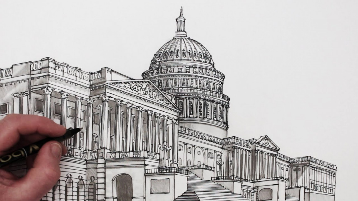 How to Draw Buildings: The United States Capitol Building