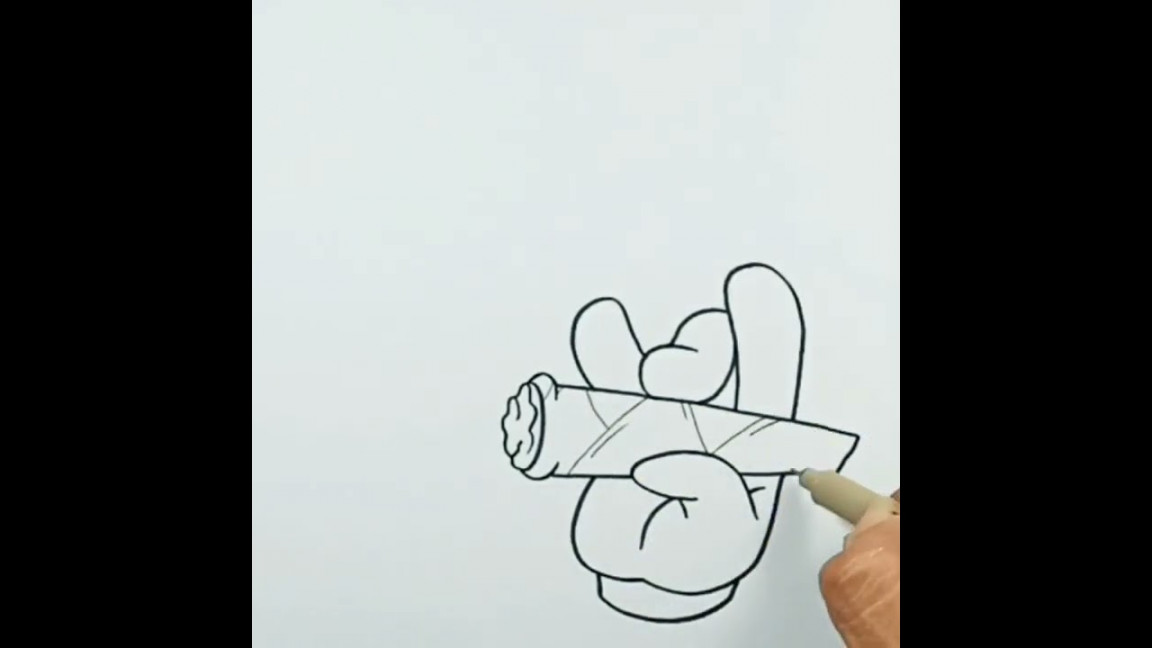 How to draw Cartoon Blunt #shorts