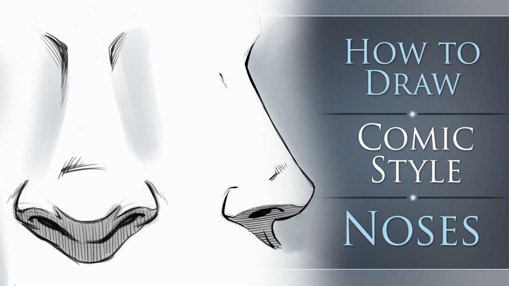 How to Draw Comic Style Noses - Male and Female  Robert Marzullo