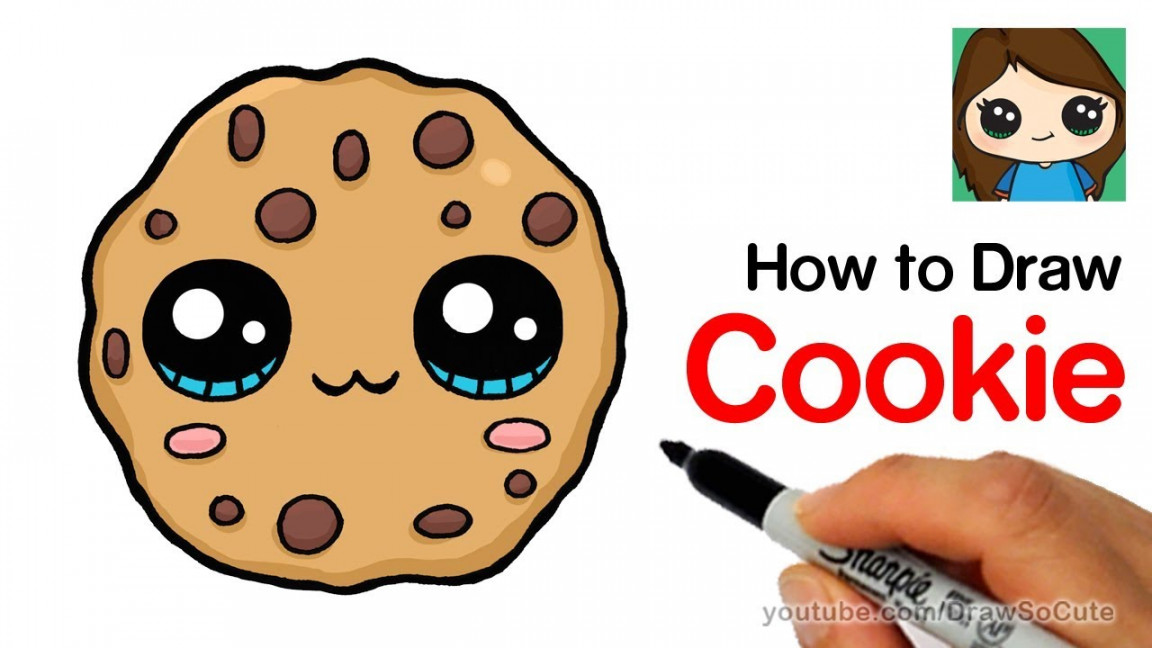 How to Draw Cookie Swirl C Logo Easy