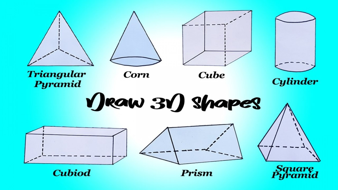 How to Draw D Shapes step by step -Easy Beginners Tutorial