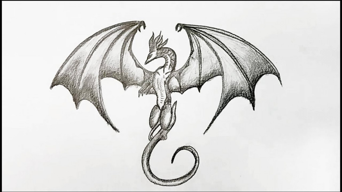 how to draw dragon step by step