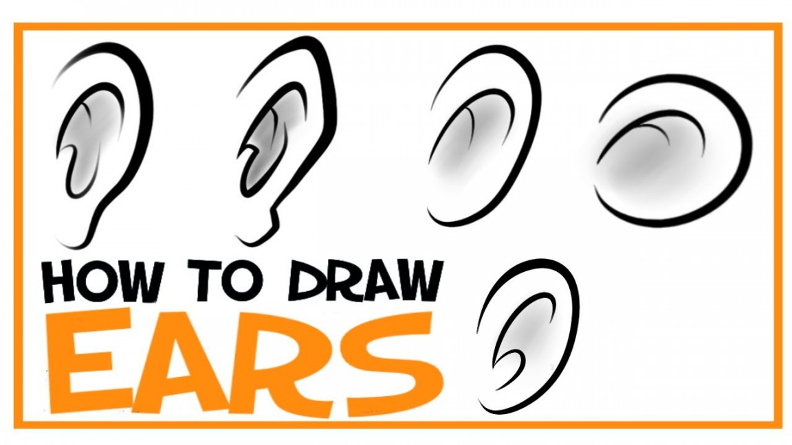 How To Draw Ears: CARTOONING  #