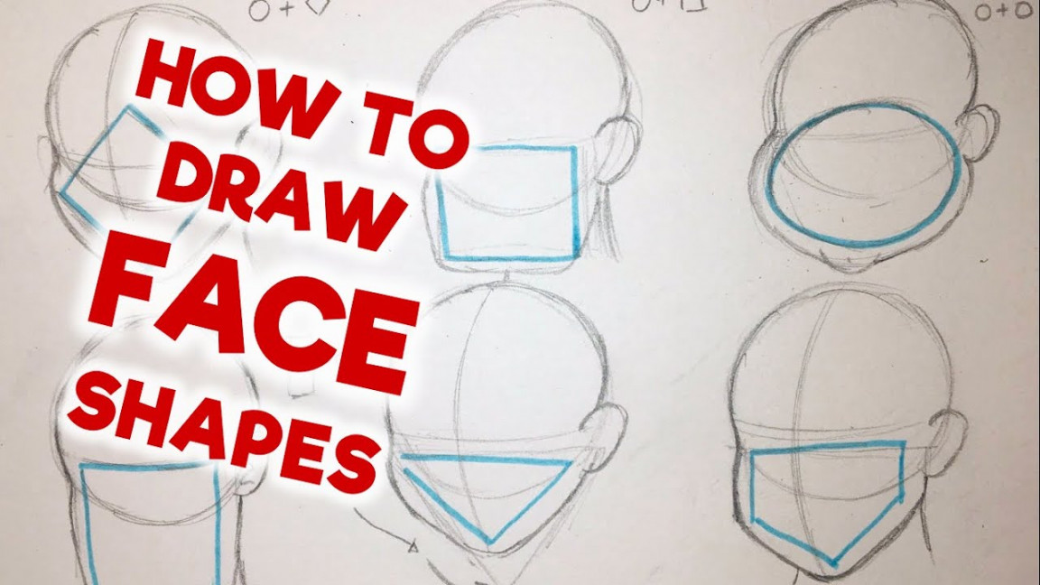 How to Draw Face Shapes  Cadillac Cartoonz