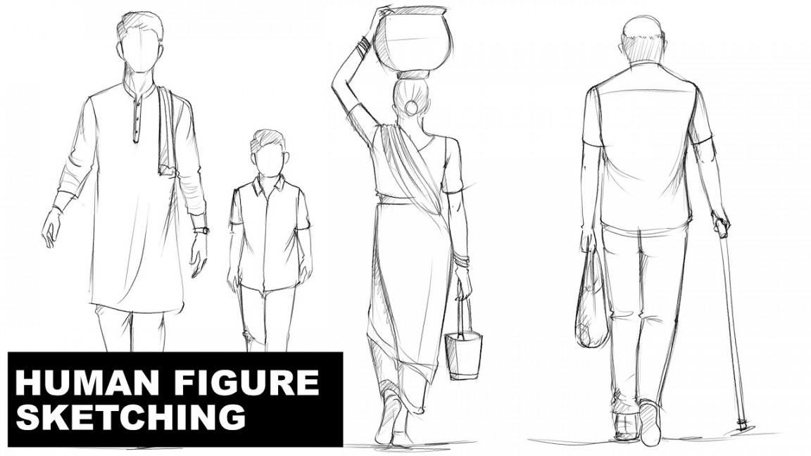 How to draw Human figures