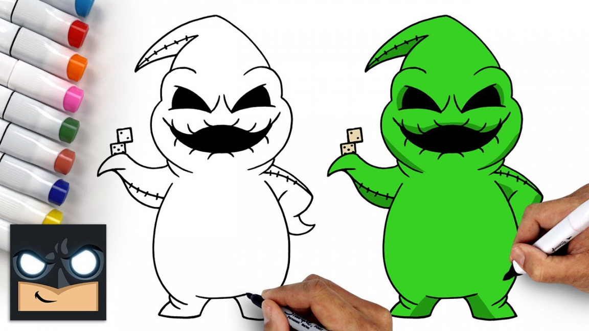 How To Draw Oogie Boogie  A Nightmare Before Christmas