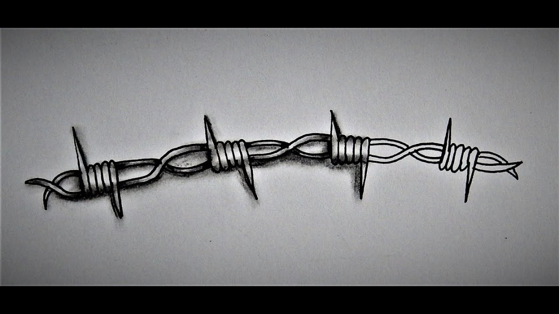 How to Draw Realistic Barbed Wire