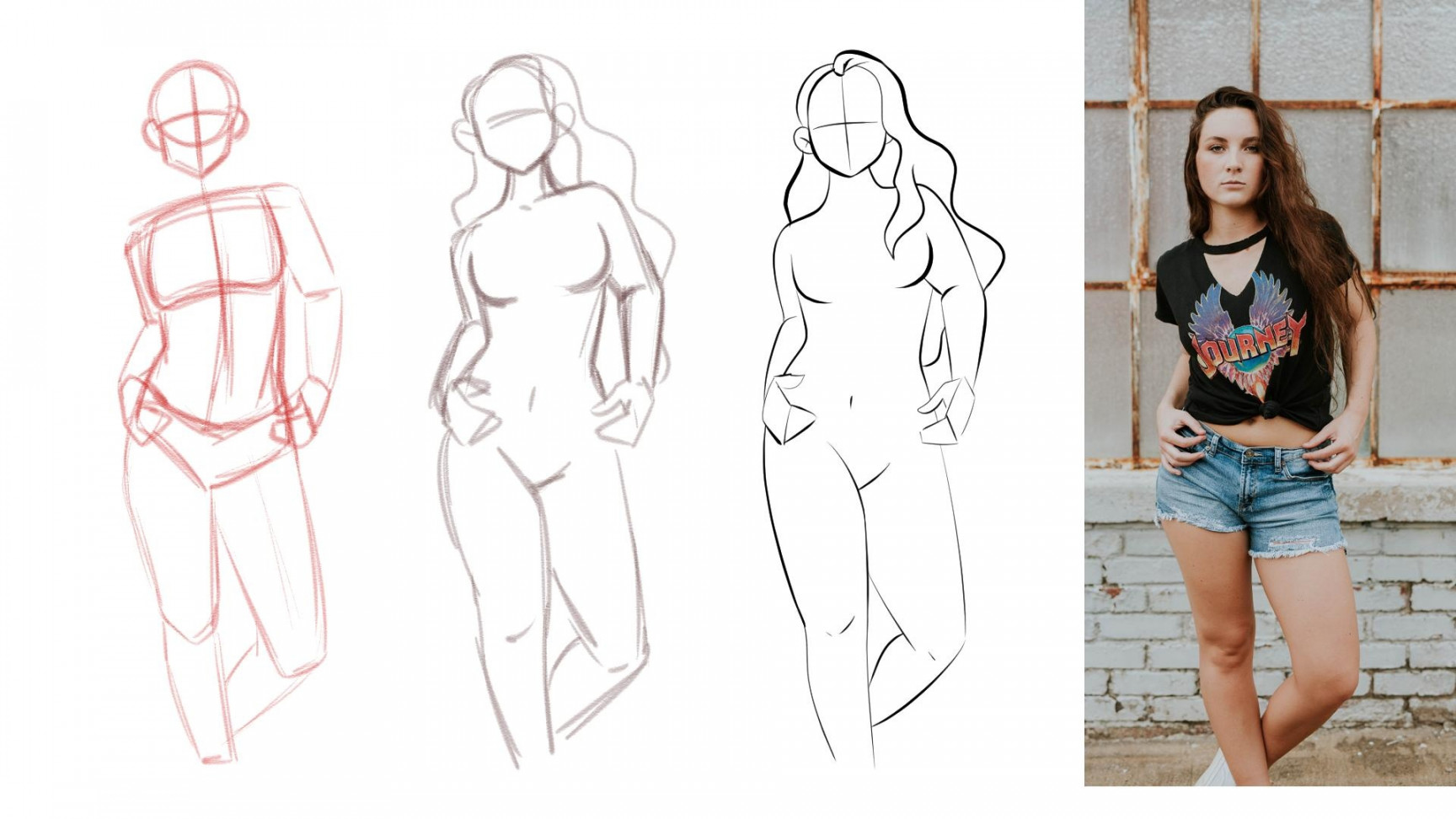 How To Draw The Female Body - Complete Figure Drawing  Patricia