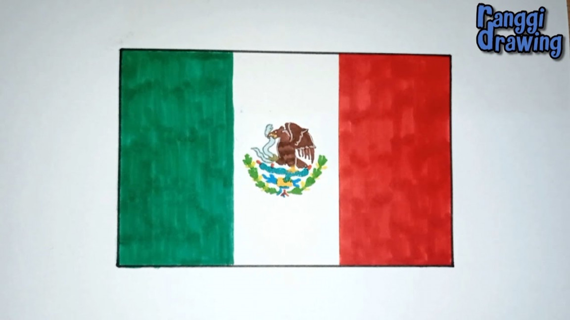 How to Draw The Flag of Mexico