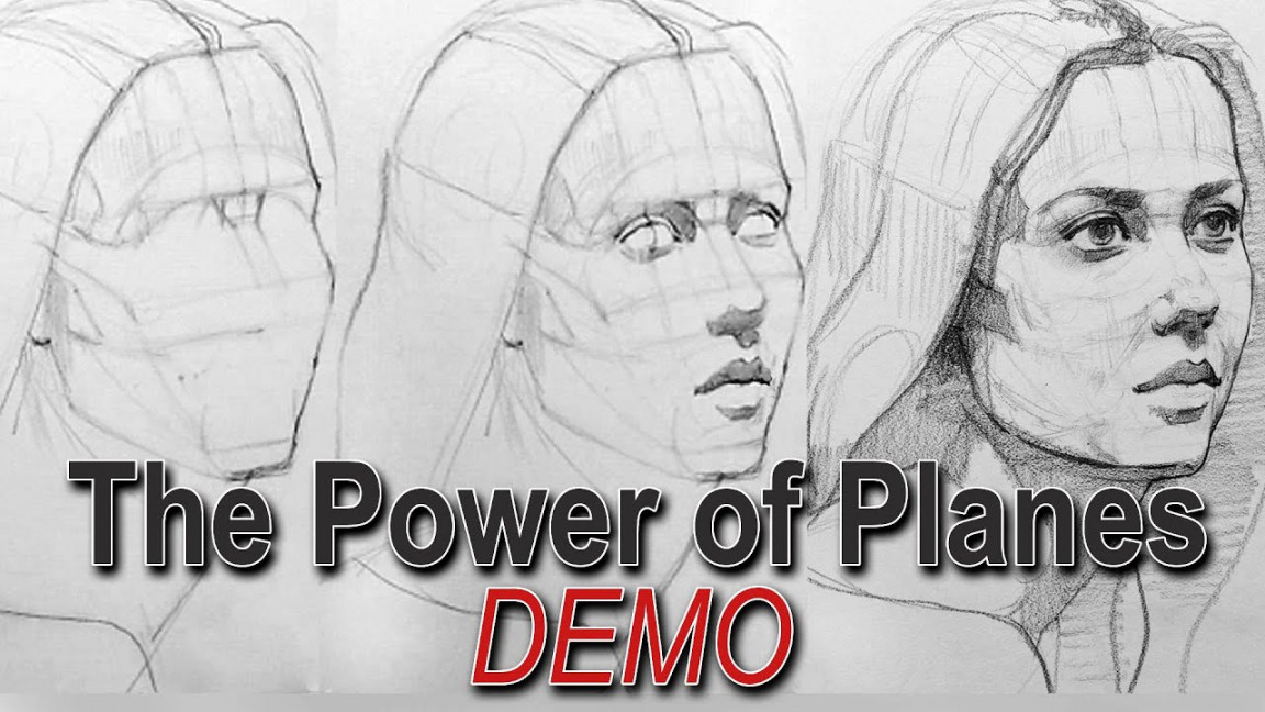 How to Draw the Planes of a Portrait While Looking at a Picture (Preview).